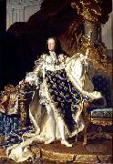 Hyacinthe Rigaud Portrait of Louis XV oil painting